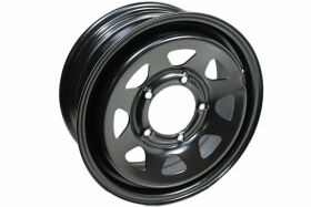 4X Felgen 6 J x 15 H 2 DOTZ  Schwarz Stahl Felge - Lada...