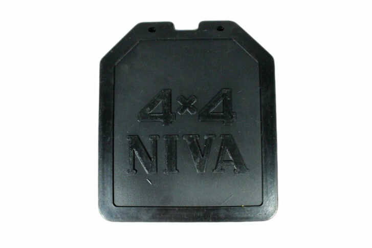2x Schmutzfänger Schmutzlappen hinten mit Logo "4X4"  - Lada Niva 2121-8404312
