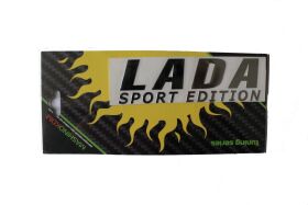 Aufkleber Schriftzug Chromoptik "Lada - Sport...