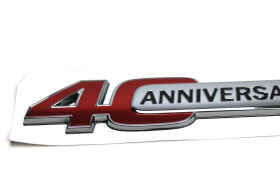 Heckschrift Emblem "40 Anniversary" für...