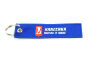 Schlüsselanhänger Textilband STICK STRIPE Blau Lada / Schiguli