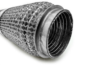 EAG Flexstück Flexrohr (76x150mm) Auspuffrohr - Interlock und Außen-Gestrick
