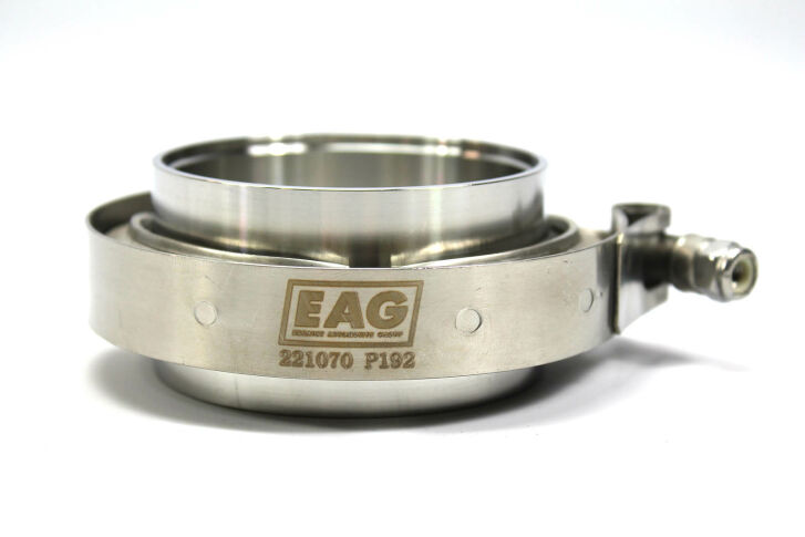 EAG Schelle V-Band 70mm/2,75 Zoll mit Flanschstutzen (Ohne Dichtung)
