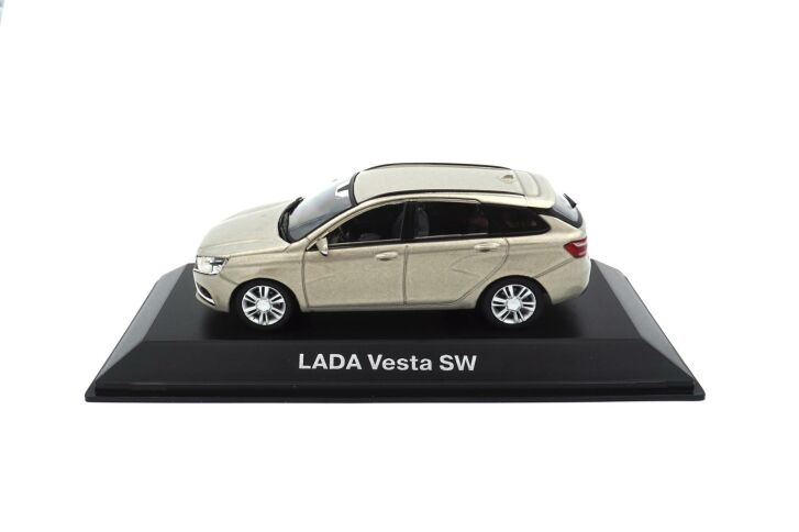Modellauto "Lada" - Vesta SW (Kombi) - silbergrau 1:43