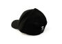 Baseball-Cap - "Lada" - schwarz - Jersey-Stil mit gummiertem Logo