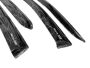 Windabweiser Lada Vesta SW Schwarz Kunststoff vorn & hinten mit Schriftzug "Vesta SW"