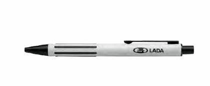 Kugelschreiber schwarz-weiß mit Lada Logo