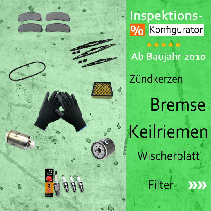 Inspektionspaket Konfigurieren - Lada Niva 1,7i / Taiga / Urban / Pritsche / Bronto ( ab 2010 )